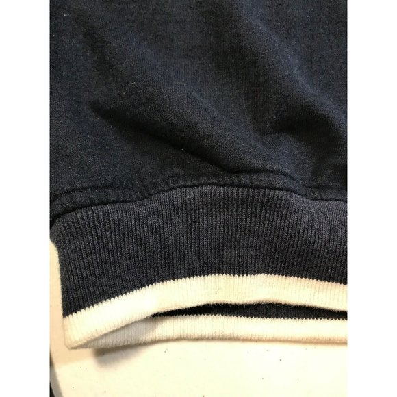 Chap Ralph Lauren Embroidered Navy-White Ring Trim Pullover Vest Men Large - Picture 4 of 11